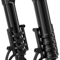 0403-0166 - ARLEN NESS Method No Flex Fork Legs - Black - For Custom Radial Mount Brake Caliper 120-003