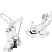 ACCUTRONIX Forward Control - Chrome - Slotted FC305-SSC