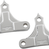 ACCUTRONIX Hot Legs/Bagger Legs Fender Spacers - Chrome - 0.625" Spacer - For 6" Width Fender TFS49-NF5/8C