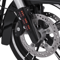0403-0137 - CIRO Forkini Lower Leg Covers - Gloss Black - With LEDs 43003