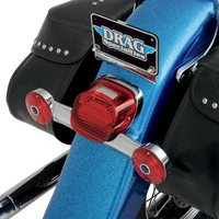 DHD-4R-B - CHRIS PRODUCTS Turn Signal Lens - '86-'19 FLT - Red with Blue Dot DHD4RB