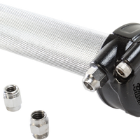 BILTWELL Throttle - Single Cable - Whiskey - Black 6601-201-01