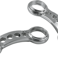 0415-0004 - CUSTOM CYCLE ENGINEERING Fork Brace - Chrome - 49 mm - '06-'08 FXDWG | '08-'17 FXDF TB 2649-1 WG