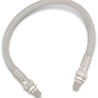 DRAG SPECIALTIES Oil Line with Fittings - Stainless Steel - 14" 614