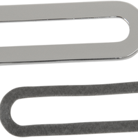 2202-0062 - DRAG SPECIALTIES Billet Indicator Light Bezel - Chrome 2202-0062
