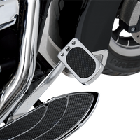 1610-0133 - DRAG SPECIALTIES Brake Pedal Pad - Chrome 1610-0133