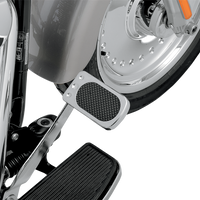 1610-0133 - DRAG SPECIALTIES Brake Pedal Pad - Chrome 1610-0133