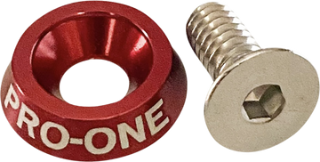 0820-0167 - PRO-ONE PERF.MFG. Seat Bolt - 1/4"-20 - Red 100200R