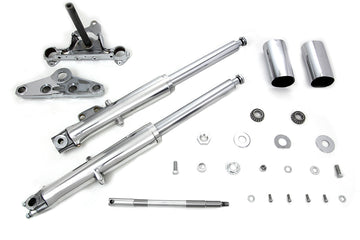 24-0520 - 41mm Fork Assembly with Polished Sliders Single Disc