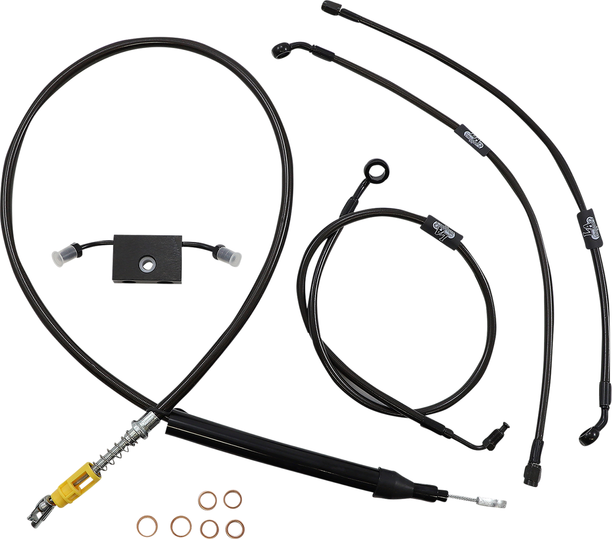 06620863 LA CHOPPERS Handlebar Cable/Brake Line Kit? Quick Connect Retrocycle, LLC
