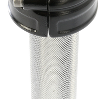 BILTWELL Throttle - Single Cable - Whiskey - Black 6601-201-01