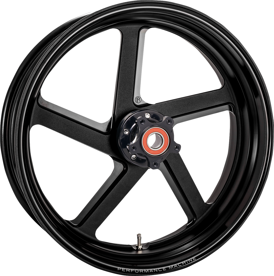 0201-2432 - PERFORMANCE MACHINE (PM) Wheel - Pro-Am Race - Front - With ABS - Black Ops* - 17"x3.50" 12047706RPROSMB