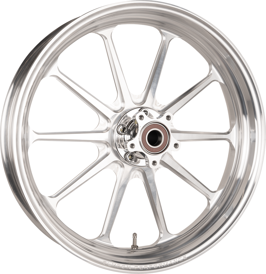 0201-2430 - SLYFOX Wheel - Track Pro - Front/Dual Disc - With ABS - Machined - 17"x3.5" 12047706RSLYAPM