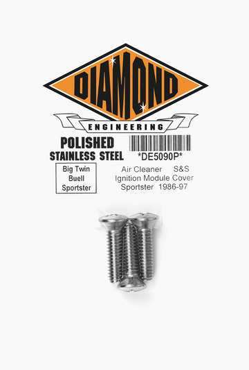 1014-0031 - DIAMOND ENGINEERING S&S Air Cleaner Bolt Kit DE5090HP