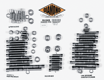 2401-0266 - DIAMOND ENGINEERING Engine Bolt Kit - XL '91-'03 DE8507H