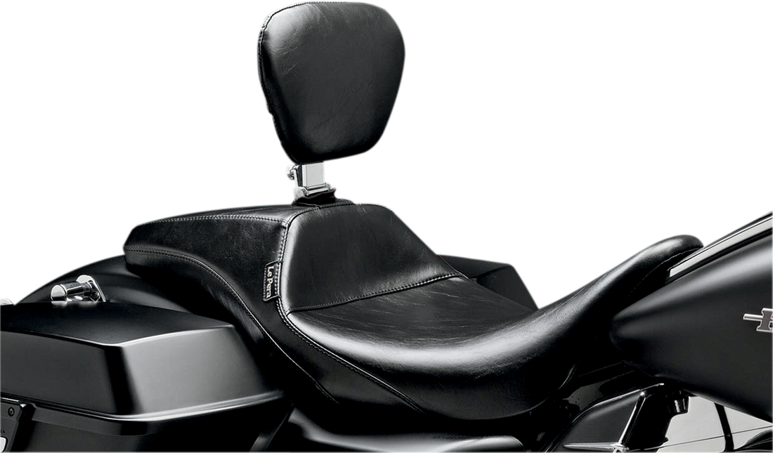 0801-0761 - LE PERA Outcast Daddy Long Legs Seat - Full-Length - With Backrest - Smooth - Black - FL LK-987DLBR