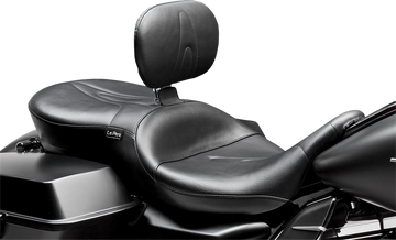 0801-0846 - LE PERA RT66 Seat - With Backrest - Stitched - Black - FL LK-767BR