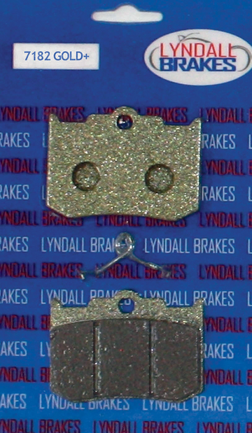 1720-0048 - LYNDALL RACING BRAKES LLC Brake Pads - Gold+ PM 4 Piston 7182-GPLUS