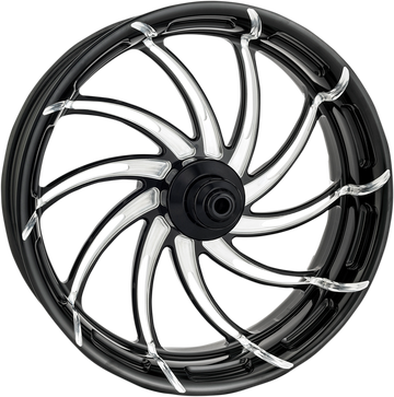 0202-2015 - PERFORMANCE MACHINE (PM) Wheel - Supra - Rear/Single Disc - with ABS - Platinum Cut* - 18"x5.50" - '09+ FL 12697814RSUPBMP