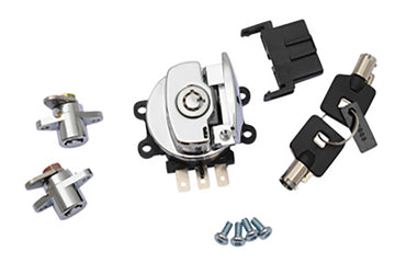 32-1446 - Side Hinge Ignition Switch and Saddlebag Lock Kit Chrome