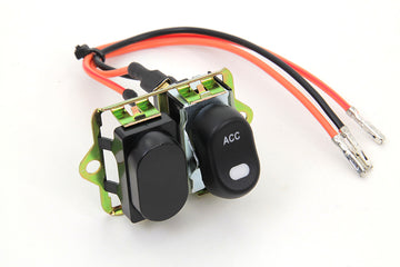32-7016 - Rocker Style LED Fairing Switch Kit Black
