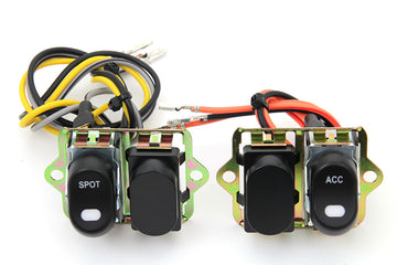 32-7017 - Rocker Style LED Fairing Switch Kit Black