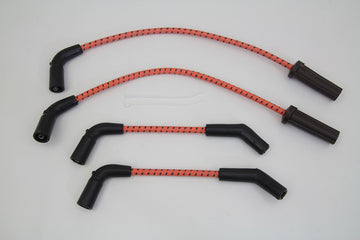 32-7378 - Sumax Orange with Black Tracer 7mm Spark Plug Wire Set
