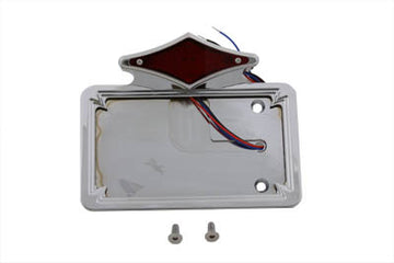 33-0266 - Chrome Diamond LED Tail Lamp License Plate Assembly