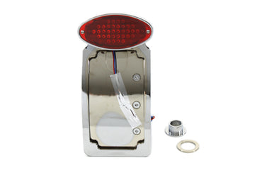 33-0569 - Chrome Tail Lamp Assembly With Oval Lamp