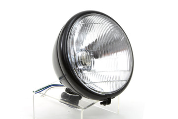 33-2253 - 6-1/2  Black Round Headlamp Assembly