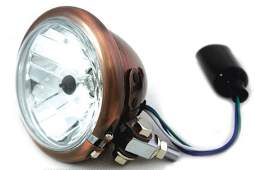33-4073 - 4-1/2  Round Headlamp Copper