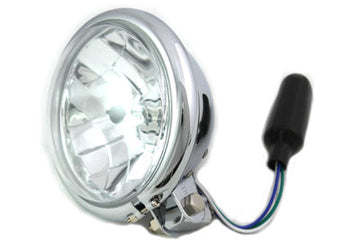 33-4075 - 5-3/4  Round Headlamp Chrome