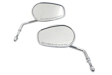 34-0412 - Chrome Taper Convex Mirror Set