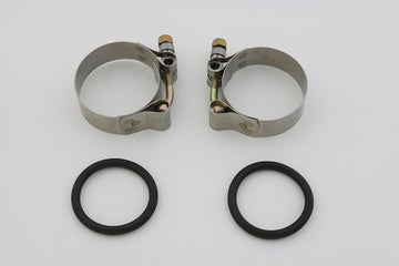 35-0407 - Polished Intake Manifold Clamp Set
