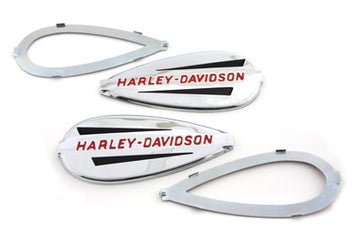 38-0804 - Gas Tank Emblems with Red Lettering