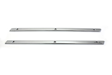 38-7045 - Chrome Steel Emblem Trim Strips