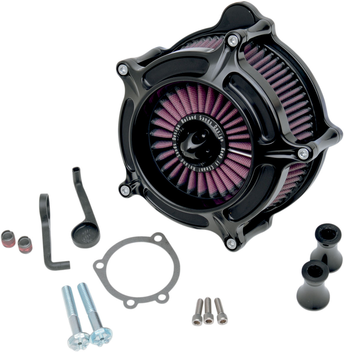 1010-0845 - RSD Turbine Air Cleaner - Black - Throttle By Wire