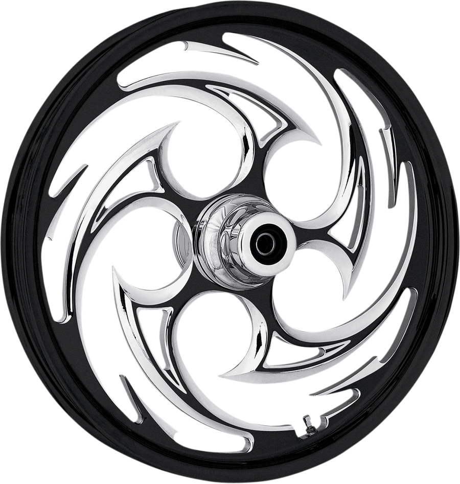 0201-1250 - RC COMPONENTS Savage Eclipse Front Wheel - Single Disc/No ABS - Black - 21"x2.15" - '00-'06 FXSTD 21215-9913-85E