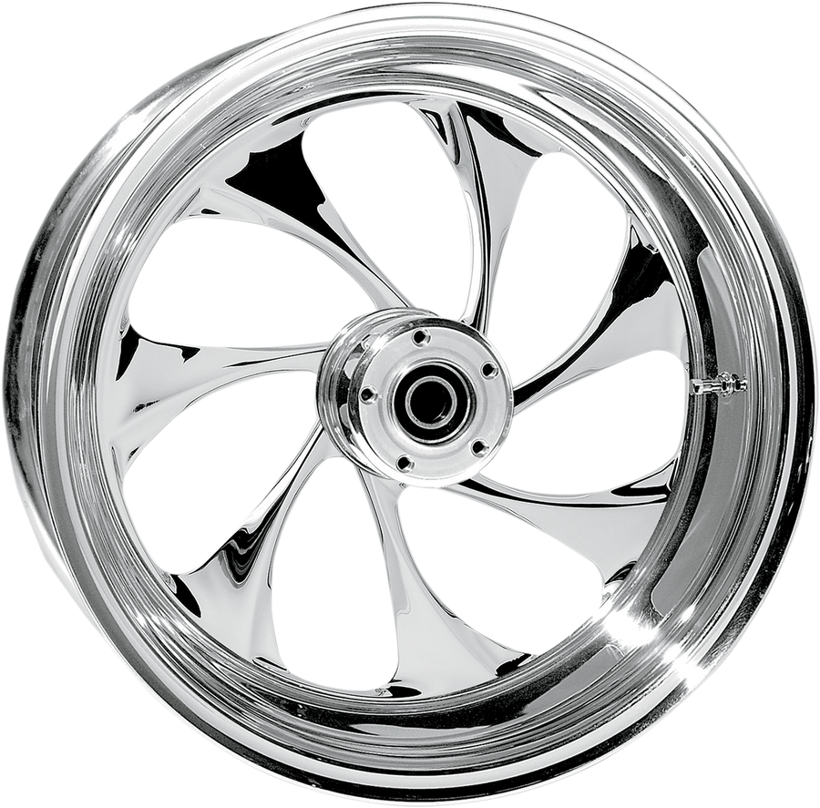 0202-1606 - RC COMPONENTS Drifter Rear Wheel - Single Disc/No ABS - Chrome - 16"x3.50" - '02-'07 FLT 16350-9974-101C