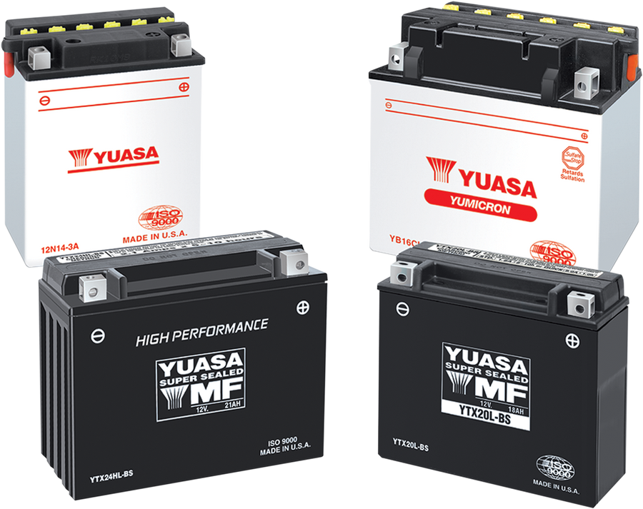 YTX20H-BS - YUASA AGM Battery - YTX20H-BS .93 L YUAM62RBH
