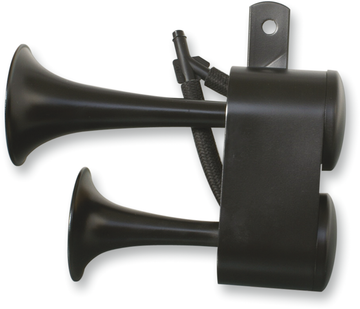 2107-0082 - RIVCO PRODUCTS Dual  - Air Horns - Black AHHDBK