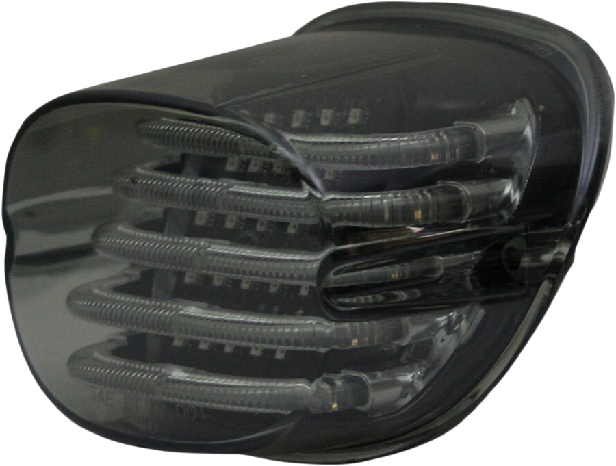 2010-1369 - CUSTOM DYNAMICS Taillight - without License Plate Illumination Window - Smoke PB-TL-SB-S
