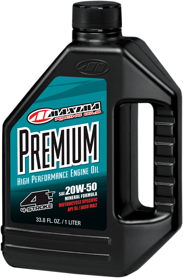 35901 - MAXIMA RACING OIL Premium High Performance Mineral 4T Engine Oil - 20W50 - 1L 35901