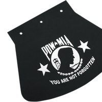1420-0046 - DRAG SPECIALTIES Mud Flap - POW-MIA - 10.5" W x 8" H 1420-0046