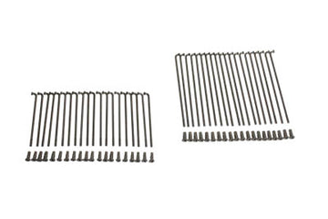 45-0752 - Polished Stainless Steel 16  Spoke Set
