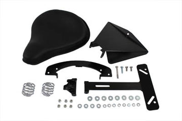 47-0134 - Black Leather Solo Seat Kit