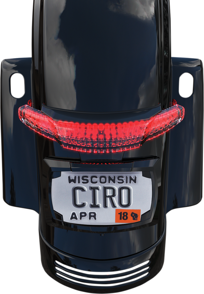 2010-1349 - CIRO Taillight/License Plate Holder - Black 40052