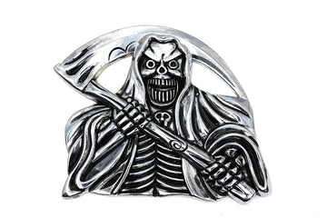 48-0490 - Pewter Grim Reaper with Sickle Emblem