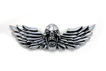 48-0496 - Pewter Winged Skull Emblem