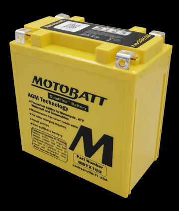 53-0540 - Moto Battery AGM Fully Sealed Black Battery